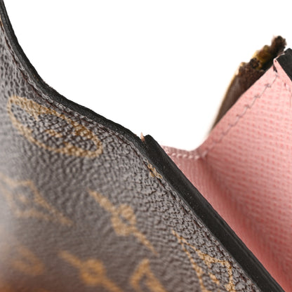 Louis Vuitton Monogram Emilie Wallet Rose Ballerine 12 of 13