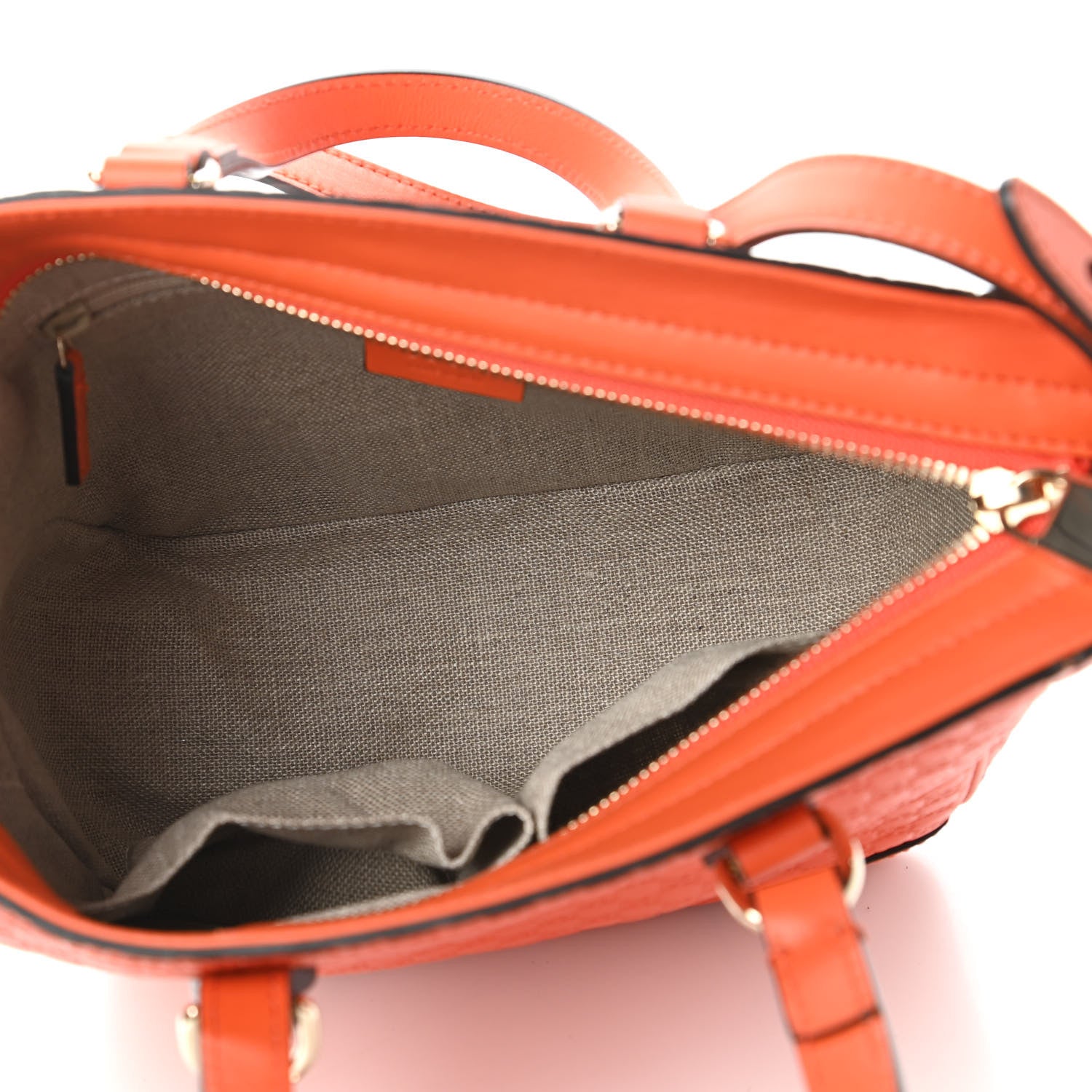 Gucci Microguccissima Small Bree Tote Sun Orange 5 of 10