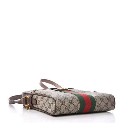 Gucci GG Supreme Monogram Web Small Ophidia Messenger Bag Brown 4 of 10
