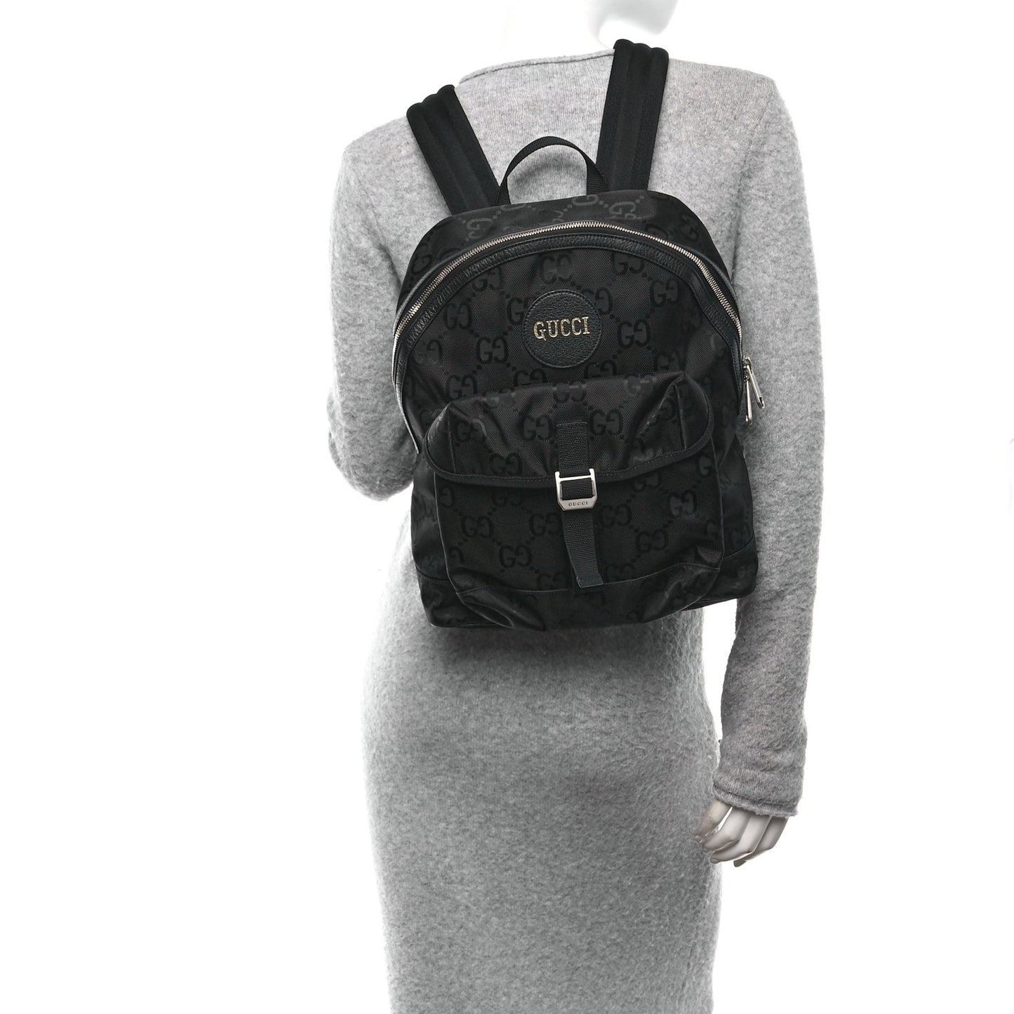 Econyl Nylon Monogram Off The Grid Backpack Black