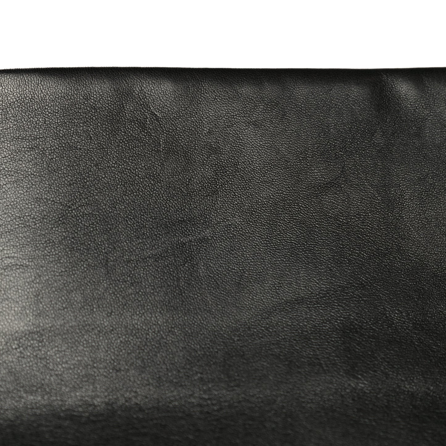 Lambskin Studded Accordion CC Flap Black