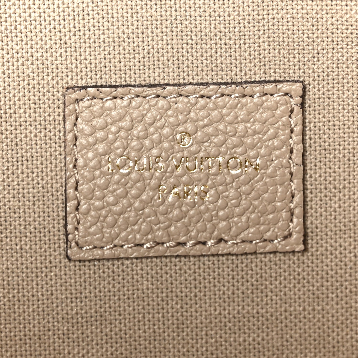 Louis Vuitton Empreinte Monogram Giant Felicie Pochette Tourterelle Creme 6 of 12