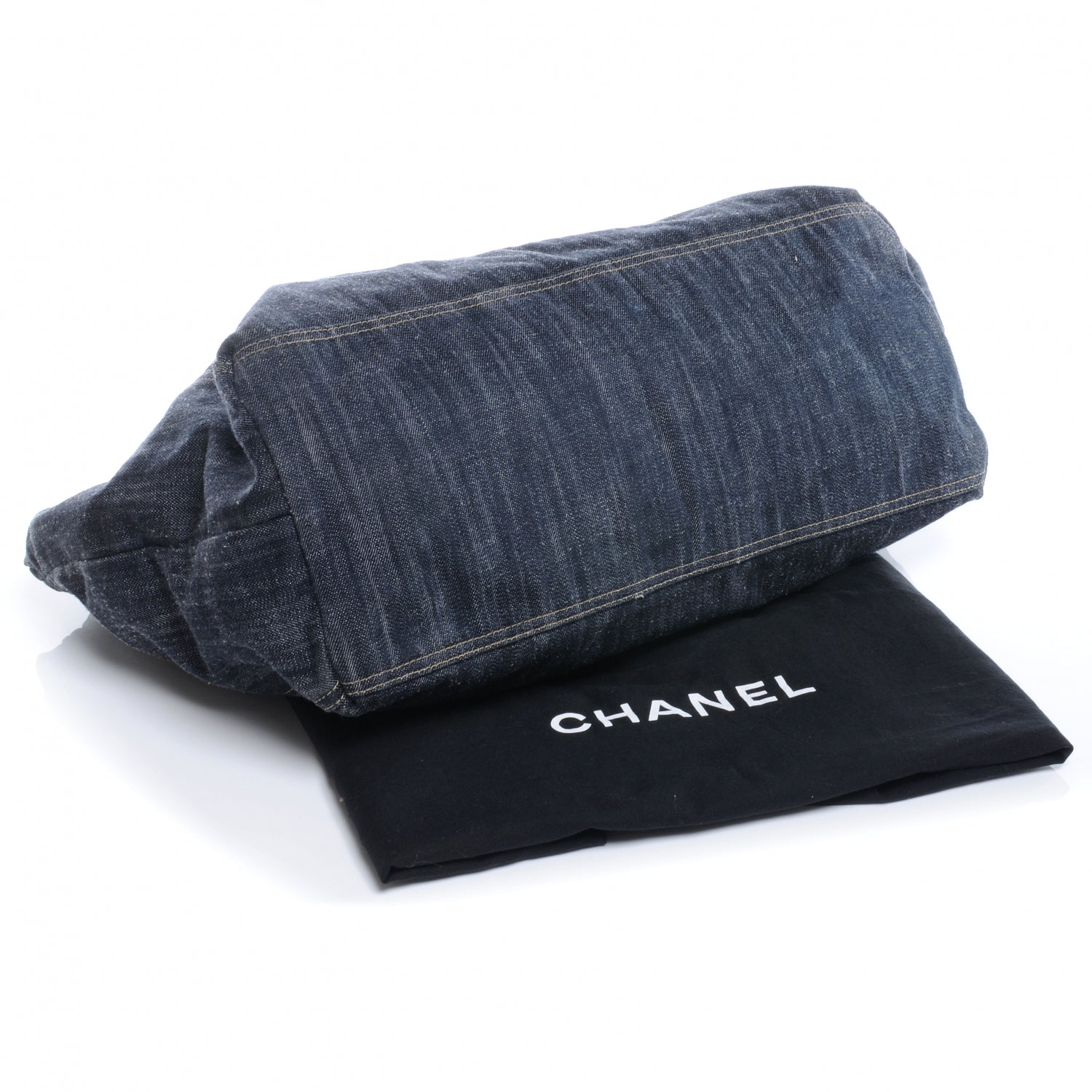 Chanel Denim XL Coco Cabas Tote 4 of 10
