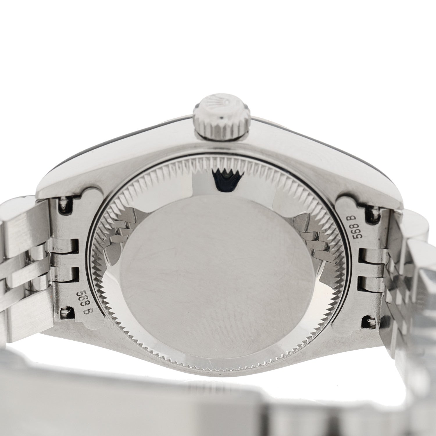 Rolex Stainless Steel 18K White Gold Mother of Pearl 26mm Oyster Perpetual Datejust Watch Roman 79174 4 of 5