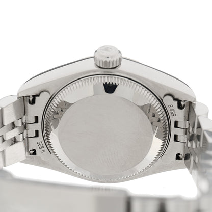 Rolex Stainless Steel 18K White Gold Mother of Pearl 26mm Oyster Perpetual Datejust Watch Roman 79174 4 of 5