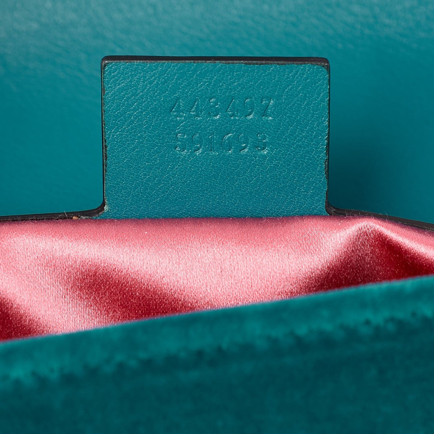 Velvet Matelasse Small GG Marmont Shoulder Bag Pavone Cyan