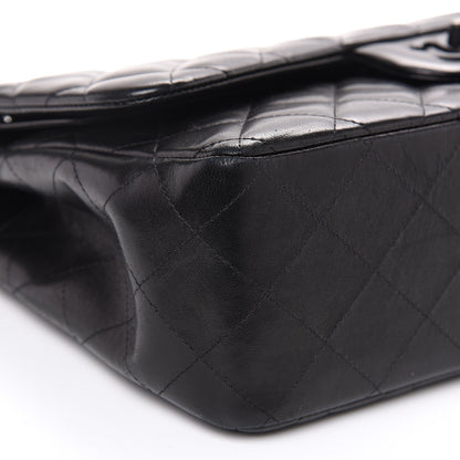 Chanel Lambskin Quilted Jumbo Double Flap So Black 8 of 19