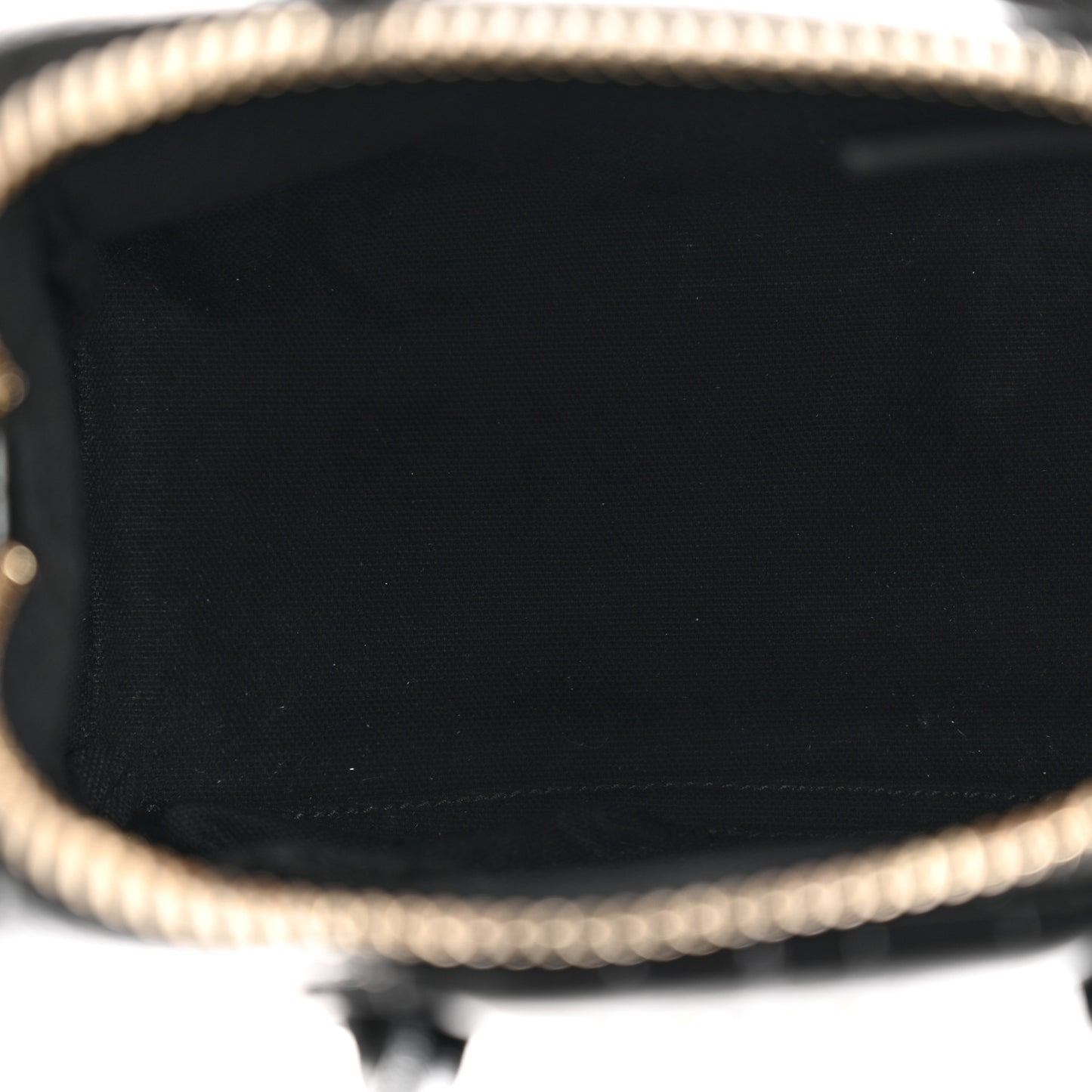 Calfskin Crocodile Embossed Mini Antigona Black