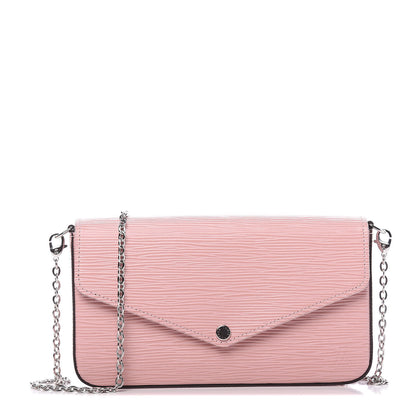 Louis Vuitton Epi Pochette Felicie Rose Ballerine 1 of 12