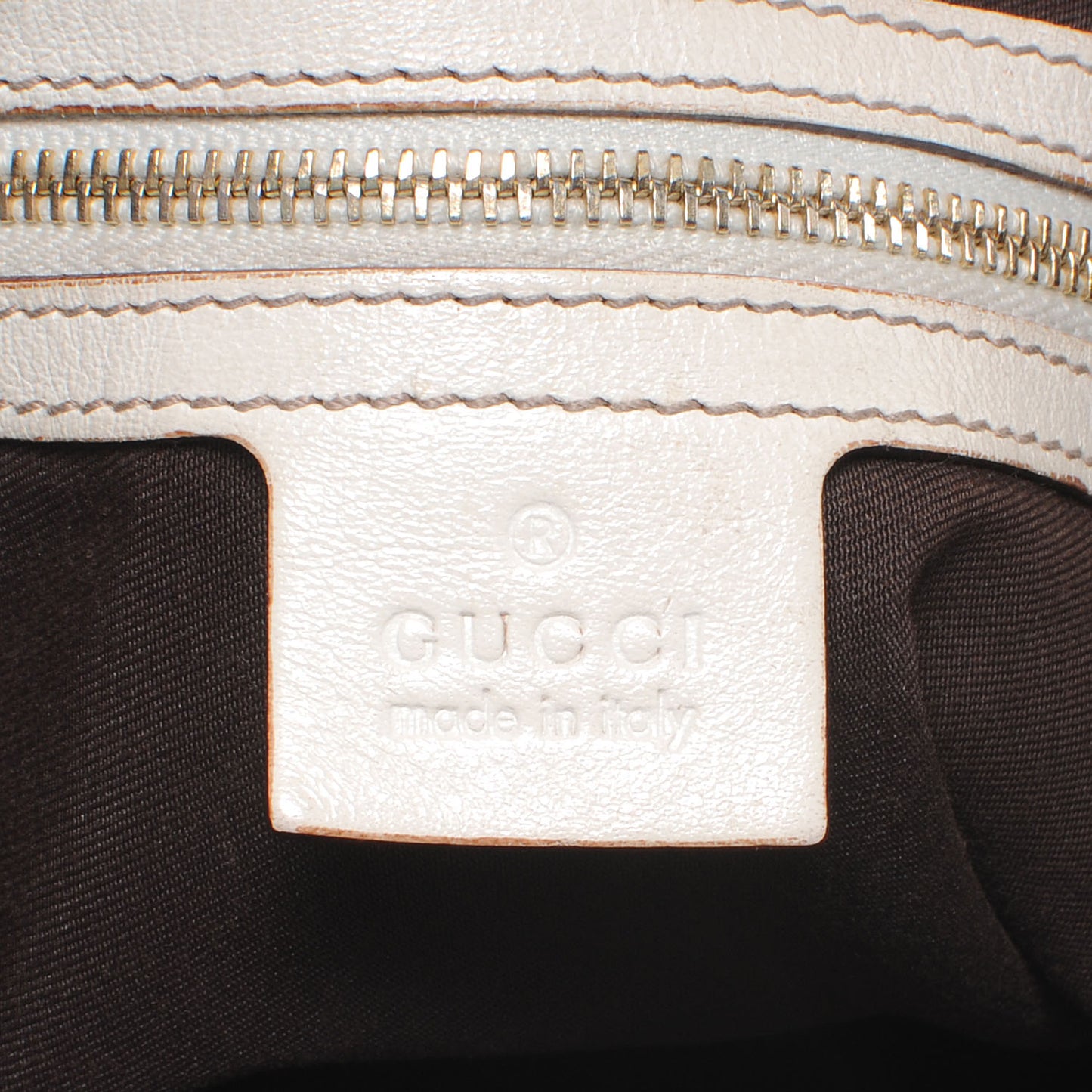 Monogram Pelham Medium Shoulder Bag White