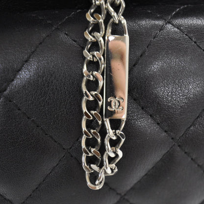 Chanel Calfskin Quilted Large Cambon Multipocket Reporter Black White 12 of 15