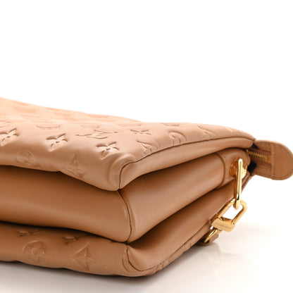 Louis Vuitton Lambskin Embossed Monogram Coussin PM Camel 7 of 7