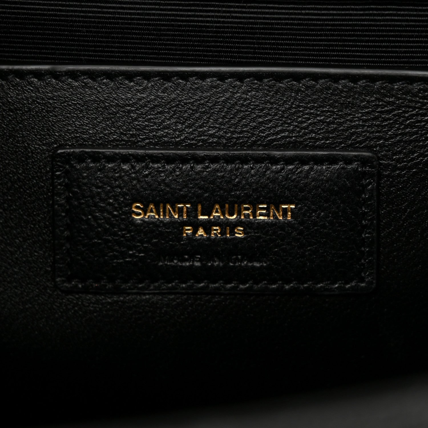 Saint Laurent Grain De Poudre Textured Mixed Matelasse Triquilt Medium Monogram Satchel Black 6 of 10