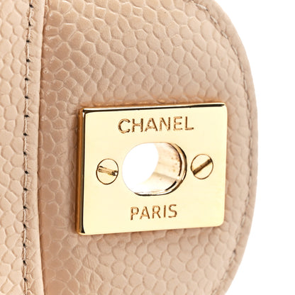 Chanel Caviar Quilted Medium Double Flap Beige 7 of 12