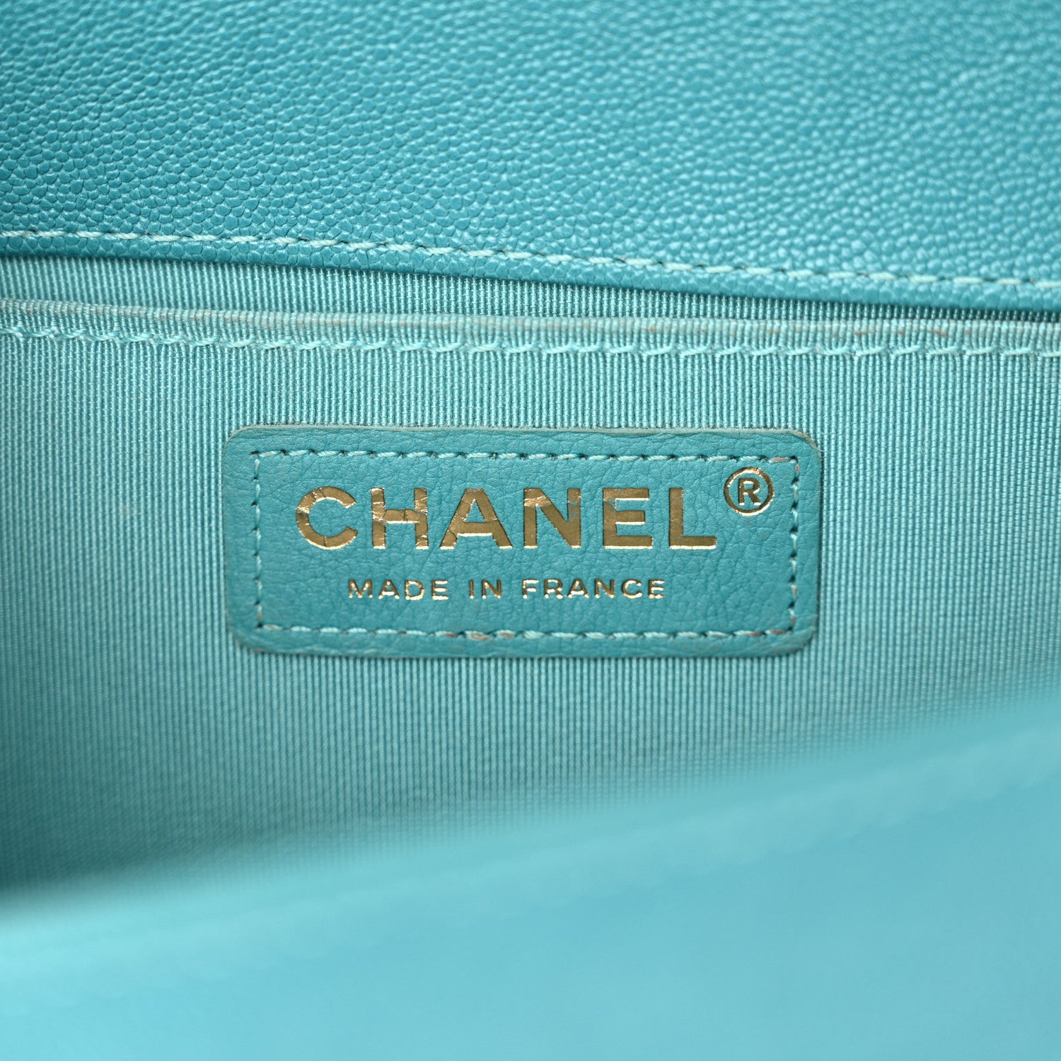 Chanel Caviar Quilted Small Boy Flap Green 6 of 10