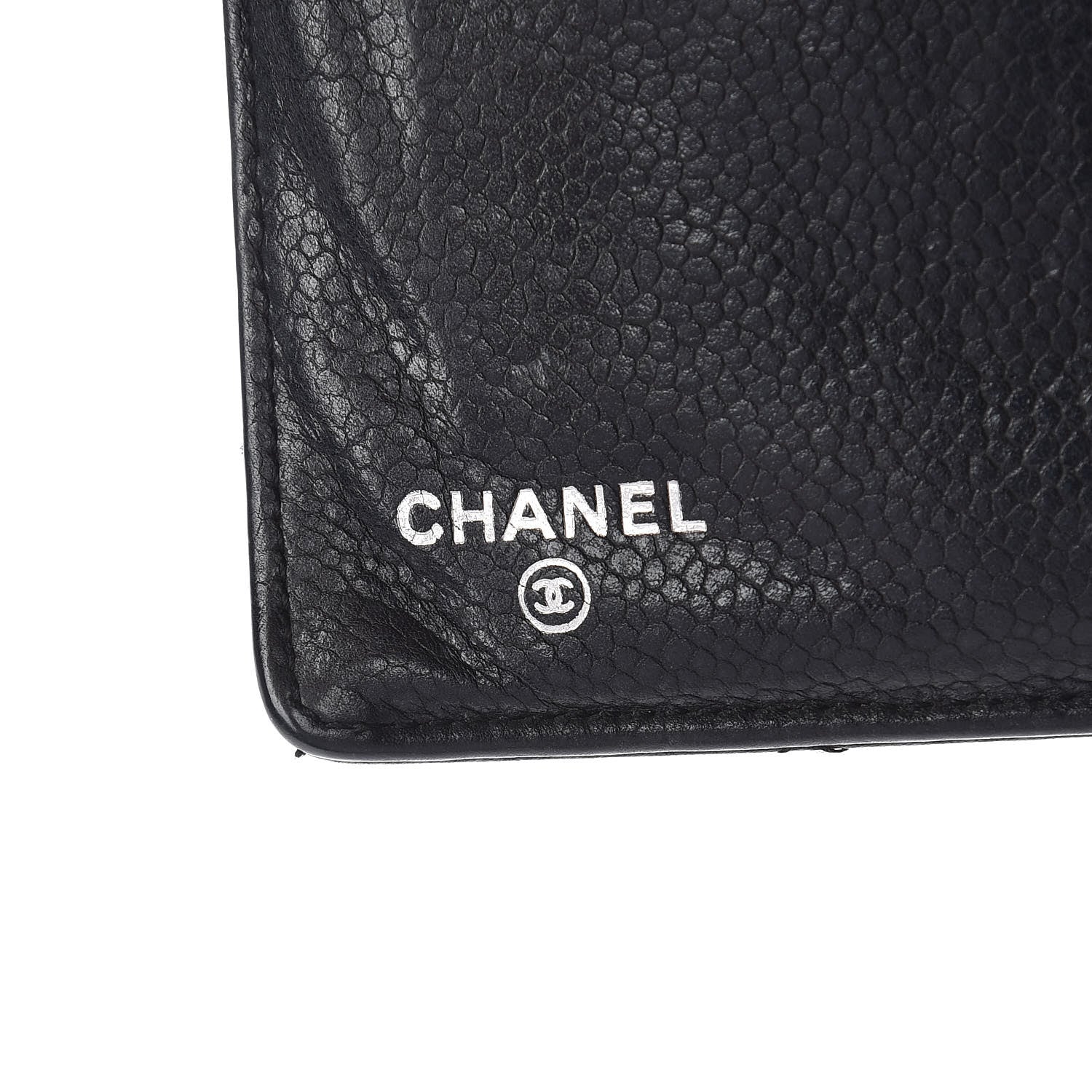 Chanel Caviar Quilted Reissue Yen Wallet Navy 6 of 11