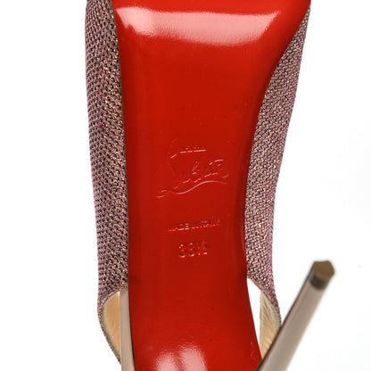 Christian Louboutin Glitter Private Number 120 Pumps 38.5 Poudre 5 of 6