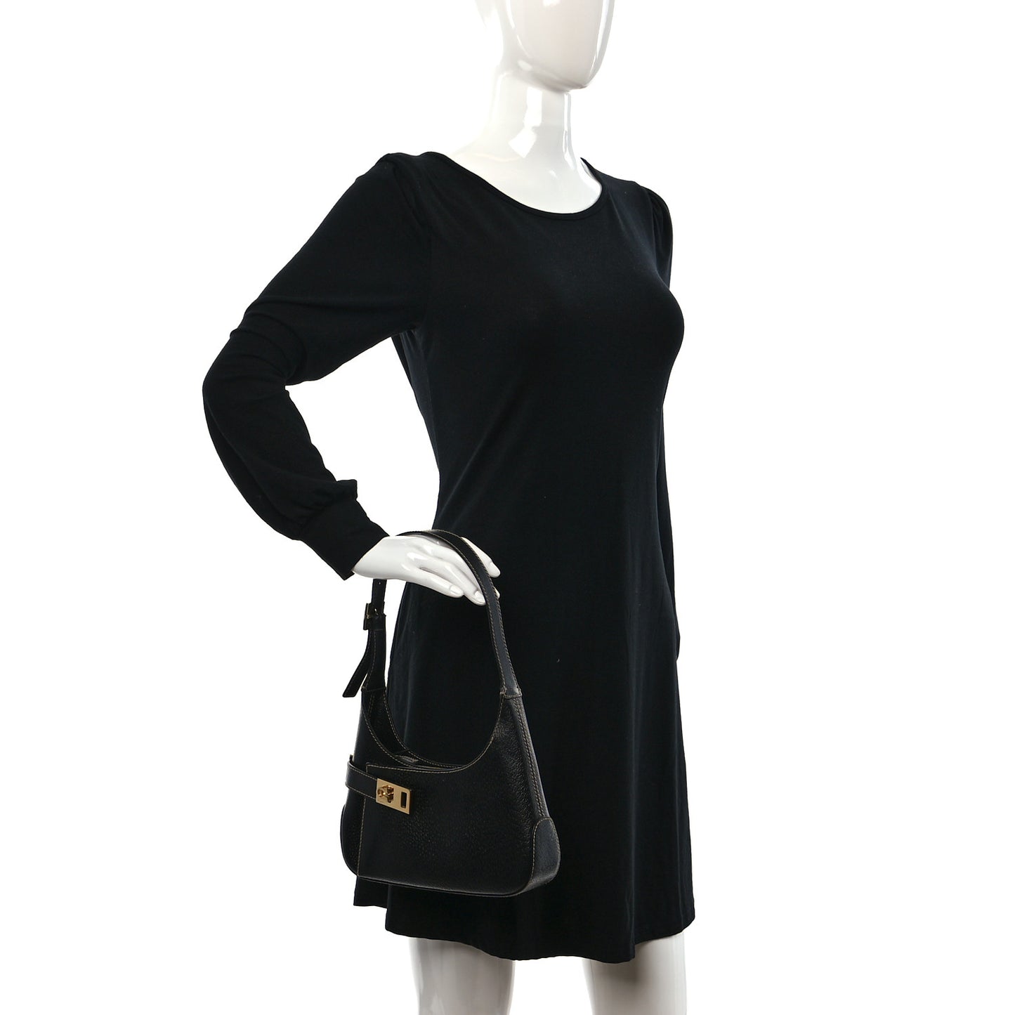 Pigskin Gancini Hobo Black