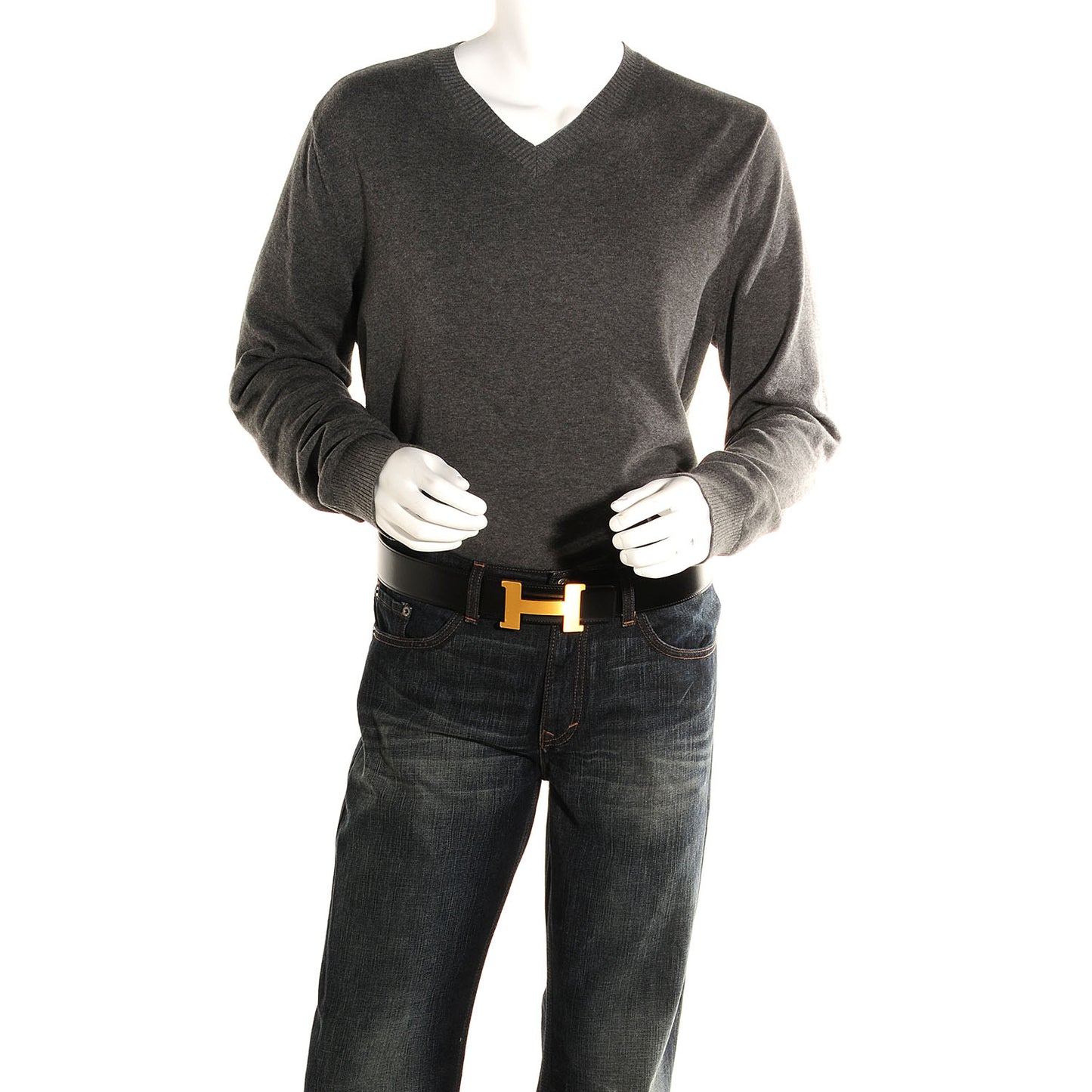 Box Chamonix Reversible Gold Constance 42mm H Belt 95 Black Chocolate