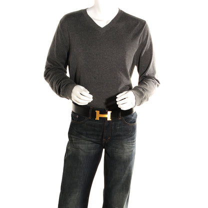 Hermes Box Chamonix Reversible Gold Constance 42mm H Belt 95 Black Chocolate 2 of 7