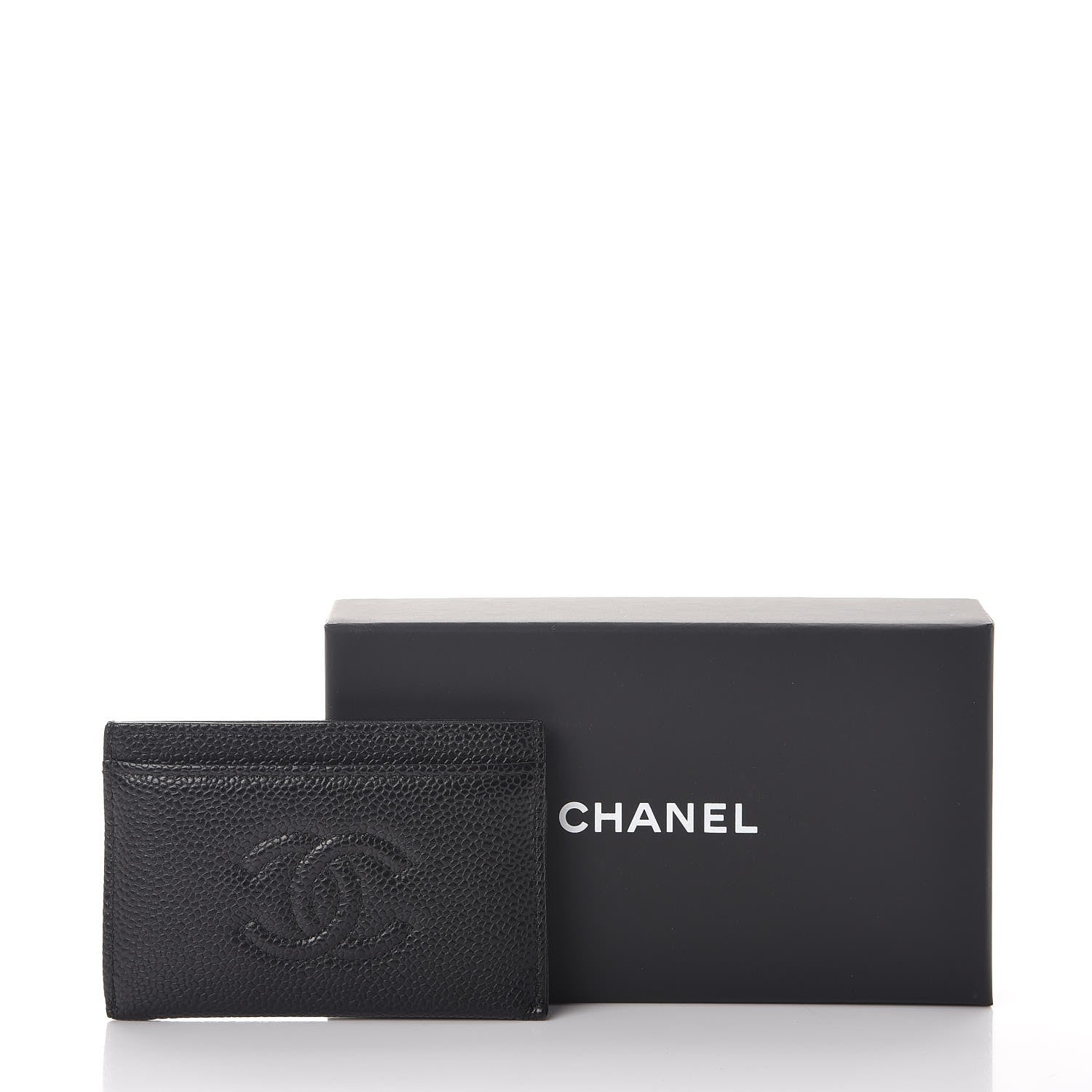 Chanel Caviar Timeless CC Card Holder Black 9 of 9