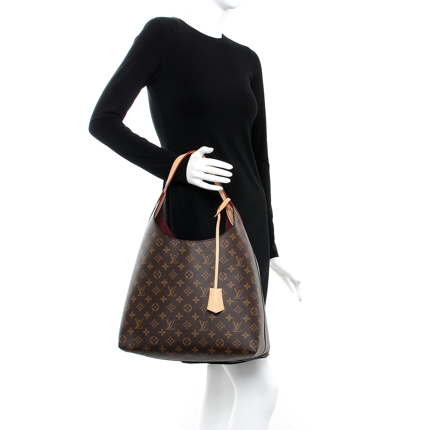 Louis Vuitton Monogram Flower Hobo Beige 2 of 9