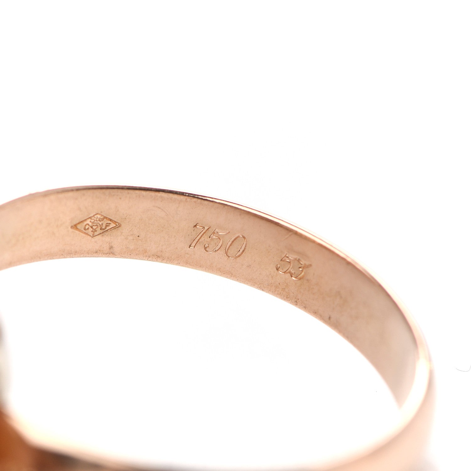 Cartier 18K Pink Yellow White Gold Classic Les Must De Cartier Trinity Ring 53 6.25 4 of 4