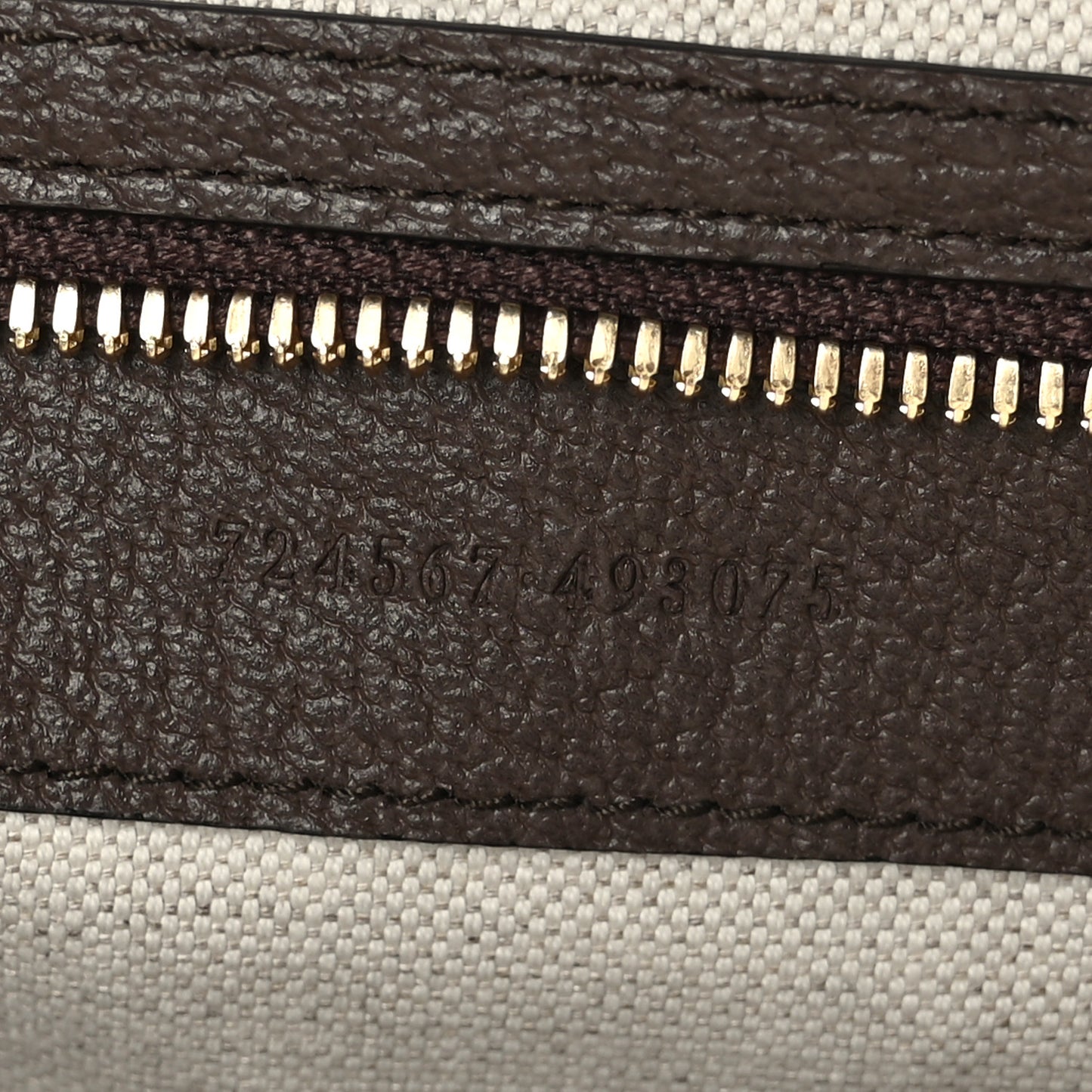 Monogram Jumbo GG Textured Dollar Calfskin Web Maxi Duffle Bag Camel Ebony