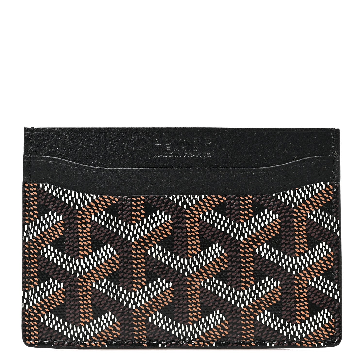 Goyard Goyardine Saint Sulpice Card Holder Black 1 of 6