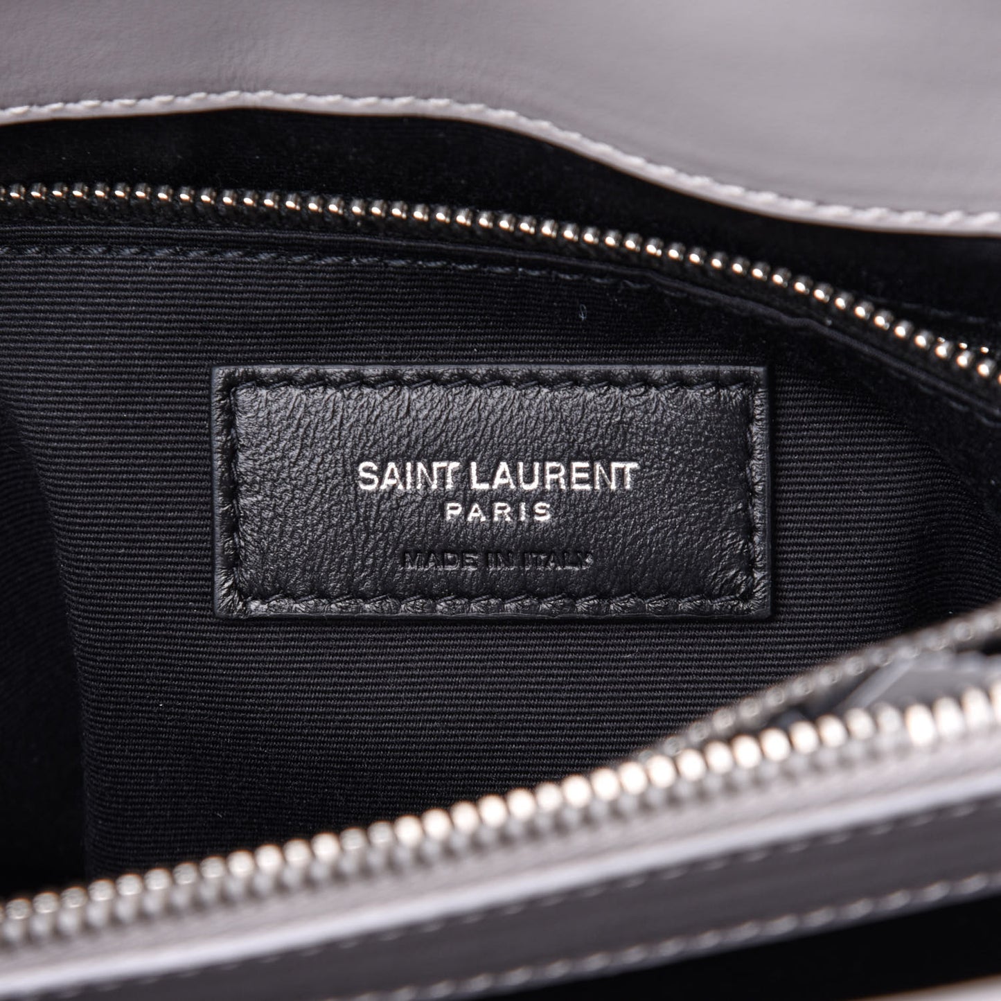 Calfskin Y Quilted Monogram Medium Loulou Chain Satchel Granite