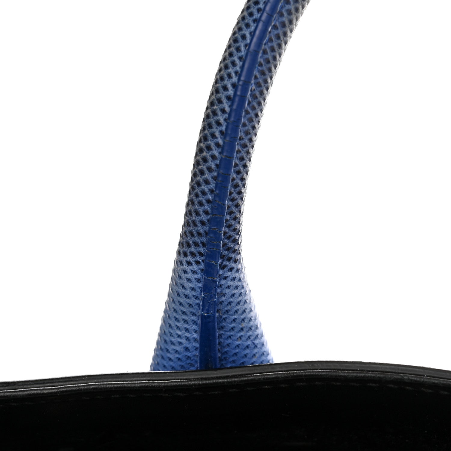 Balenciaga Calfskin Karung Padlock Nude Work XS Bag Black Electric Blue 20 of 20