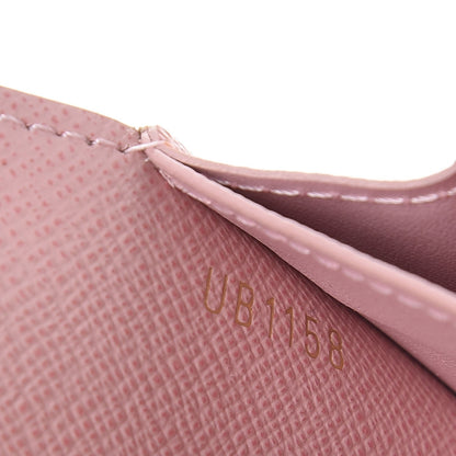 Louis Vuitton Damier Azur Rosalie Coin Purse Rose Ballerine 7 of 8