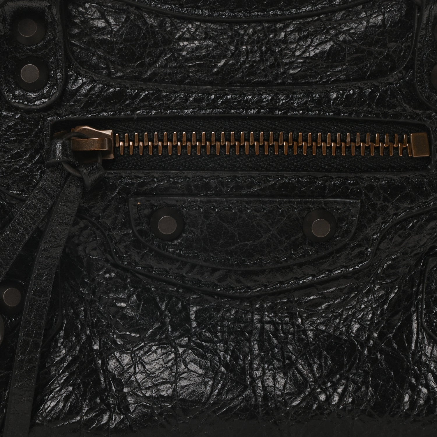 Balenciaga Agneau Arena Storico Classic Hardware Nano Le City Black 9 of 11