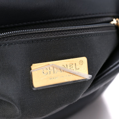 Chanel Lambskin Quilted Medium Chanel 19 Flap Dark Grey 6 of 10