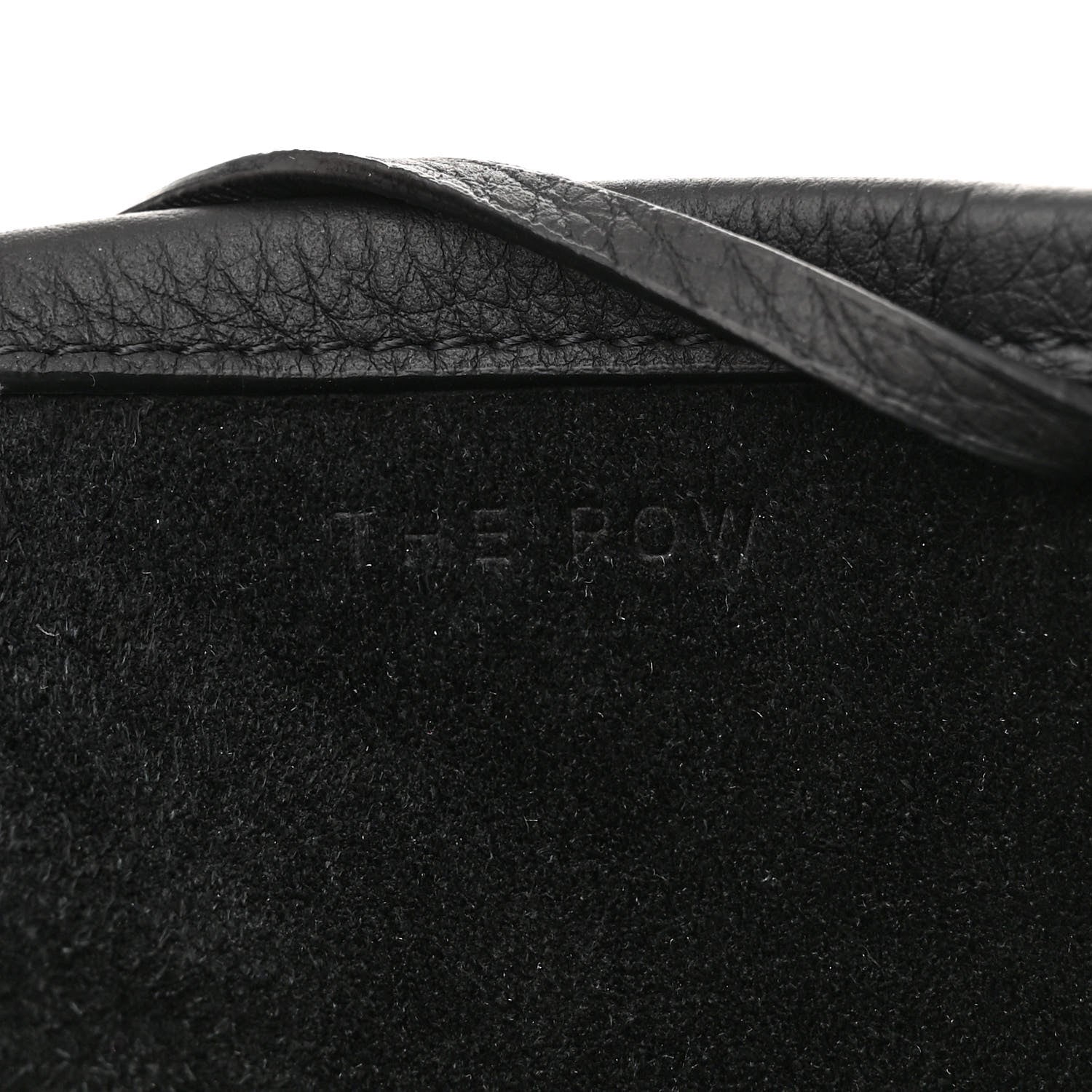 The Row Grained Calfskin Park Tote Three Black 7 of 13
