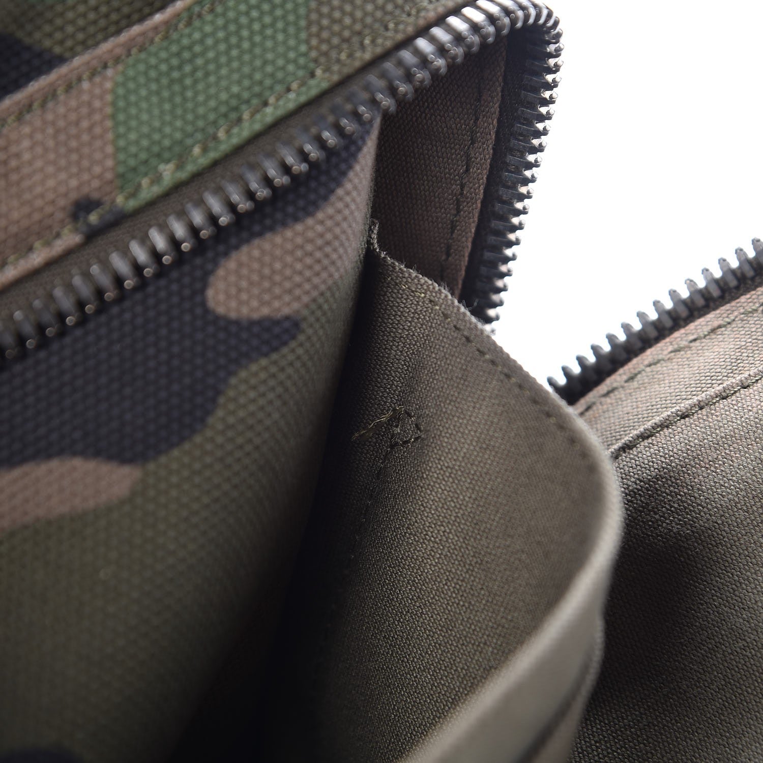 Valentino Garavani Canvas Butterfly Backpack Camo Green 7 of 8