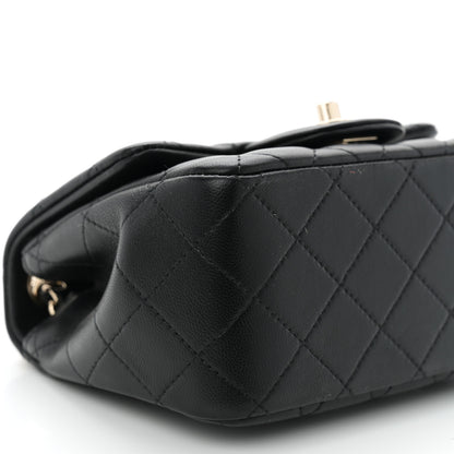 Chanel Lambskin Quilted Mini Square Flap Black 9 of 10