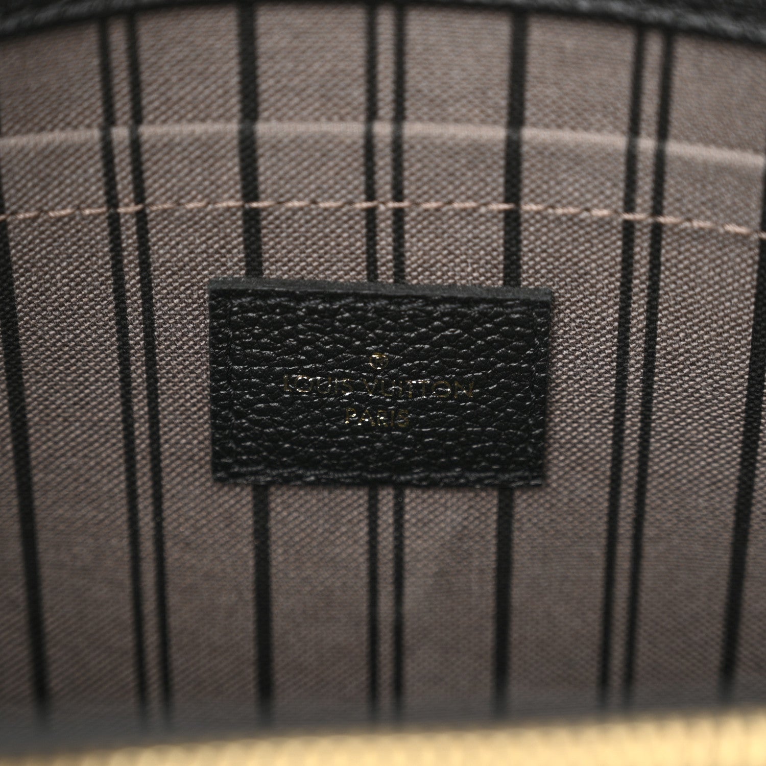 Louis Vuitton Empreinte Montaigne MM Black 6 of 12