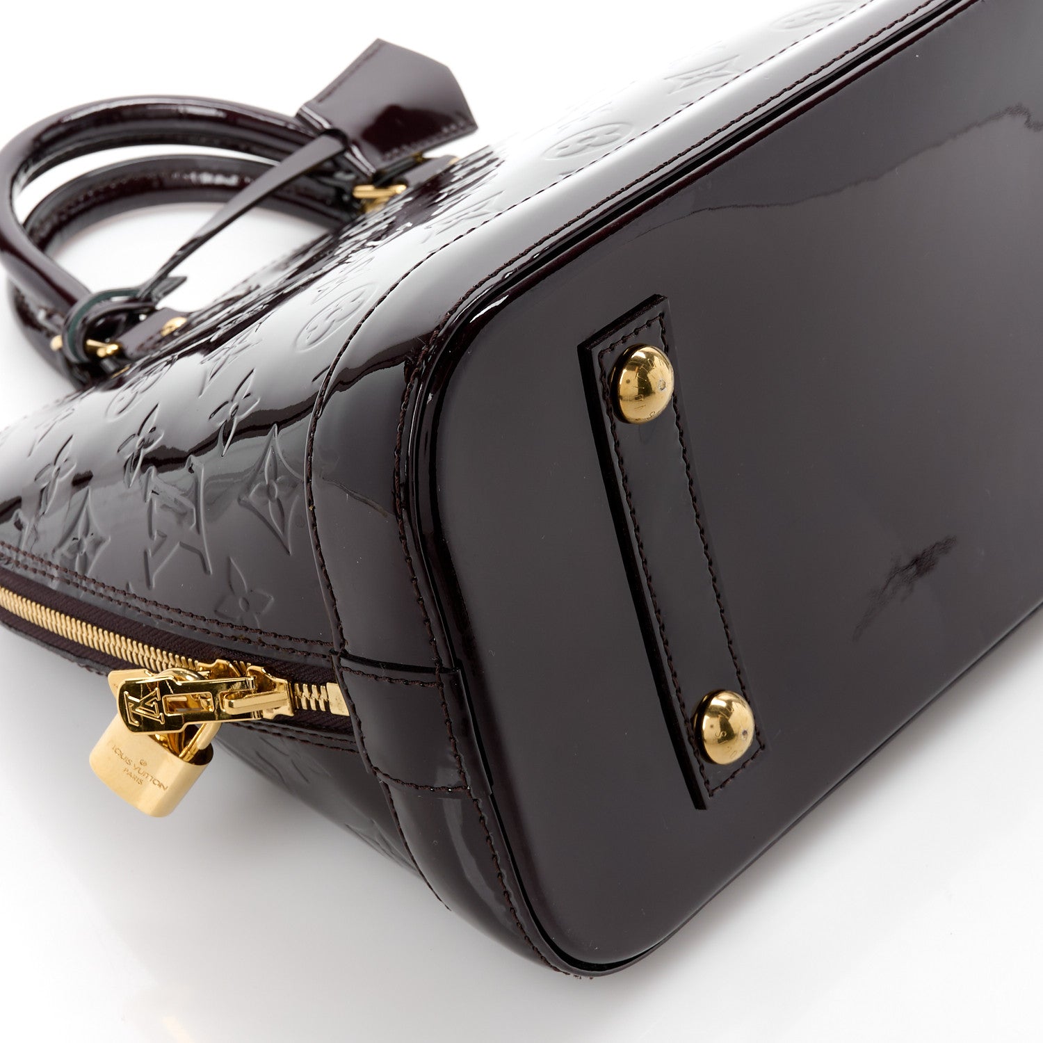 Louis Vuitton Vernis Alma PM Amarante 10 of 11