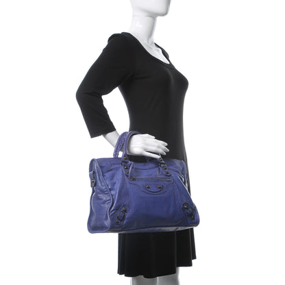 Balenciaga Agneau Classic Hardware City Bleu Lavande 2 of 18