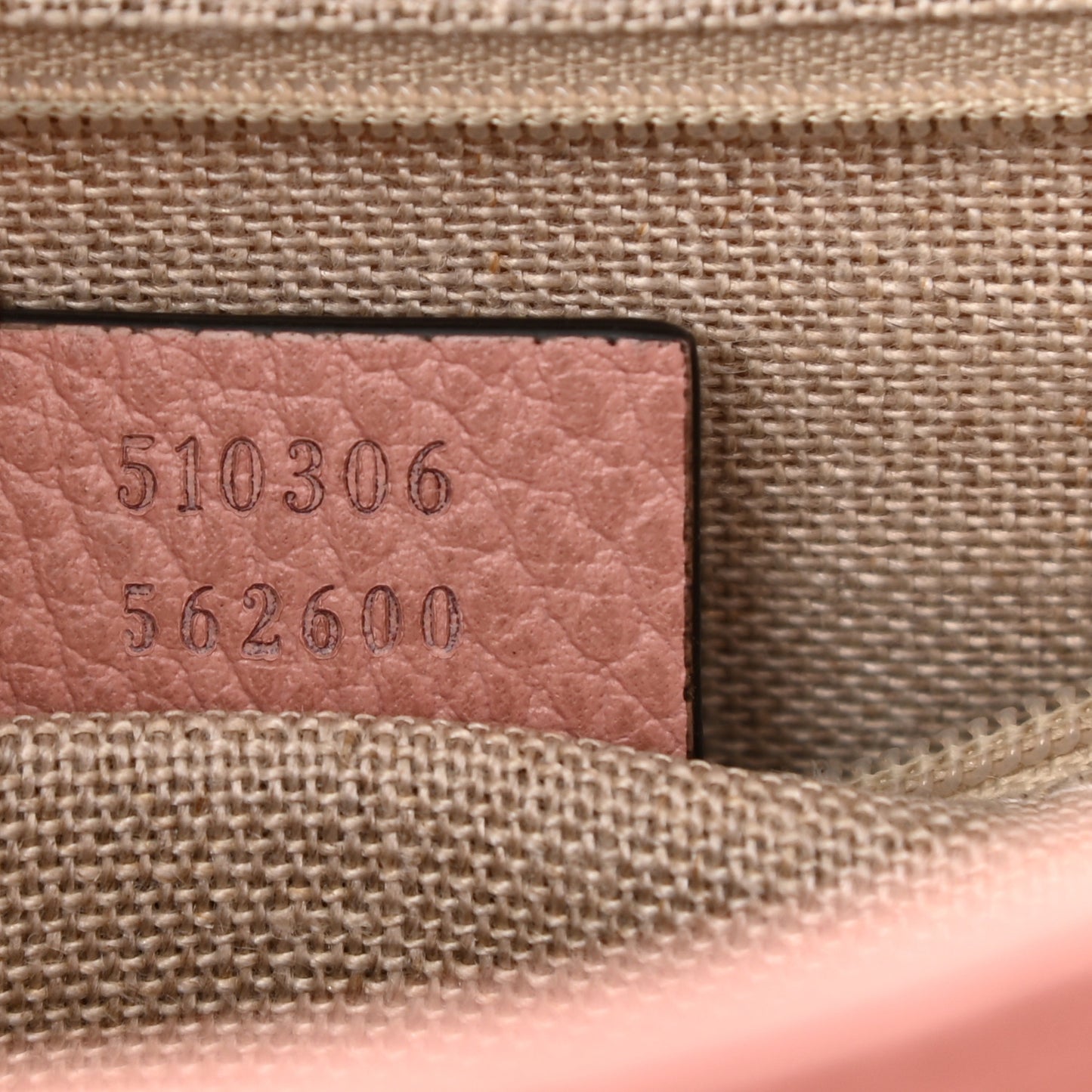 Dollar Calfskin Medium Interlocking G Top Handle Shoulder Bag Soft Pink