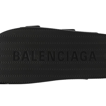 Balenciaga Smooth Nappa Mallorca Platform 50mm Slide Sandals 40 Black 6 of 11