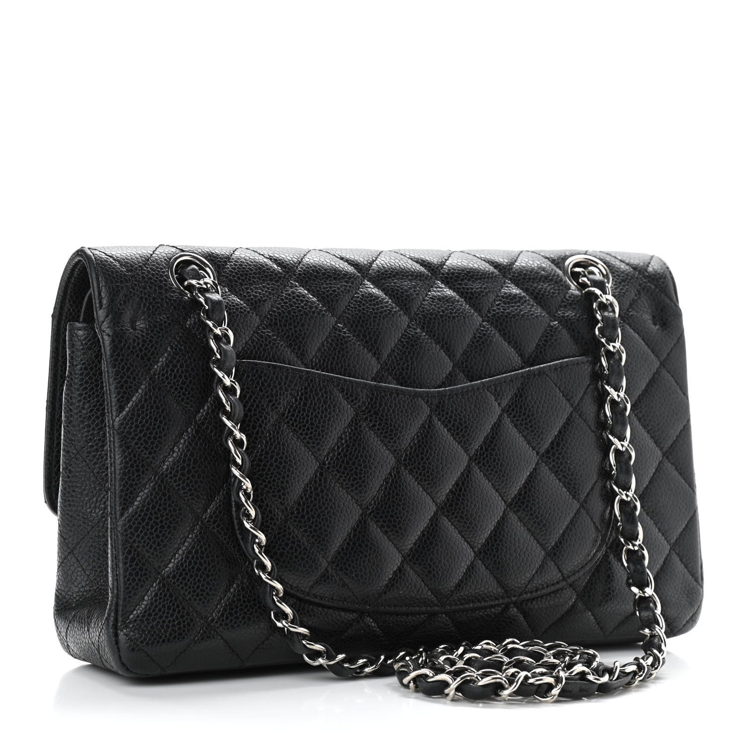 Chanel Caviar Quilted Medium Double Flap Black 3 of 12
