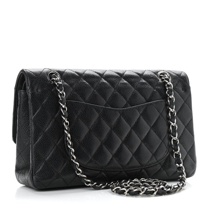 Chanel Caviar Quilted Medium Double Flap Black 3 of 12