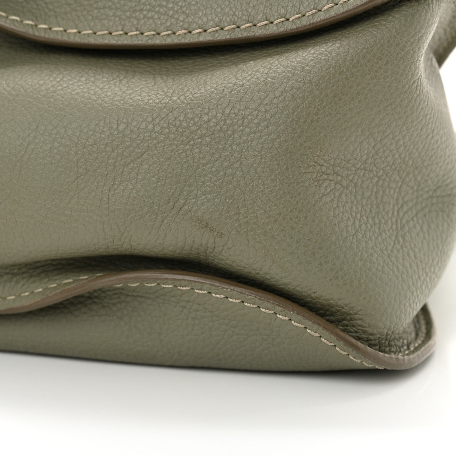 Chloe Calfskin Medium Marcie Satchel Baobab Green 11 of 12