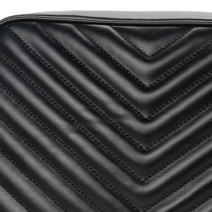 Saint Laurent Calfskin Matelasse Monogram Lou Camera Bag Black 11 of 11