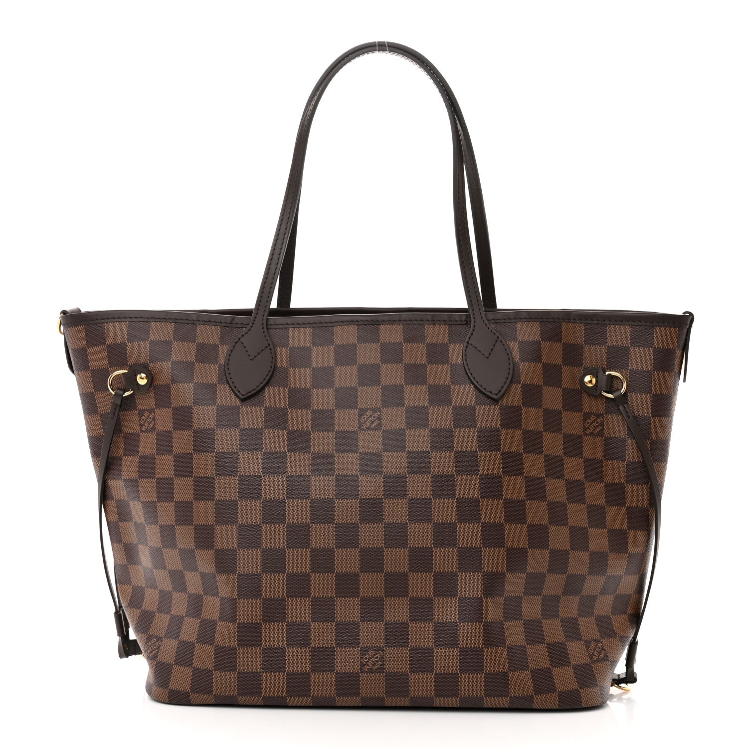 Louis Vuitton Damier Ebene Neo Neverfull MM Rose Ballerine 3 of 11