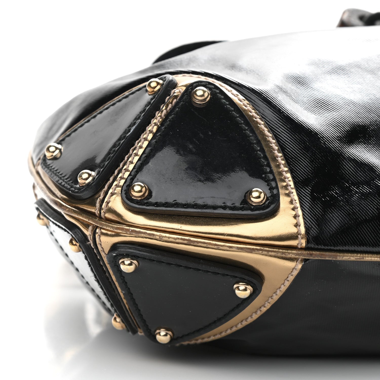 Gucci Coated Canvas Medium Indy Top Handle Hobo Black 9 of 10