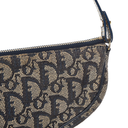 Christian Dior Monogram Mini Saddle Pochette Navy 9 of 9