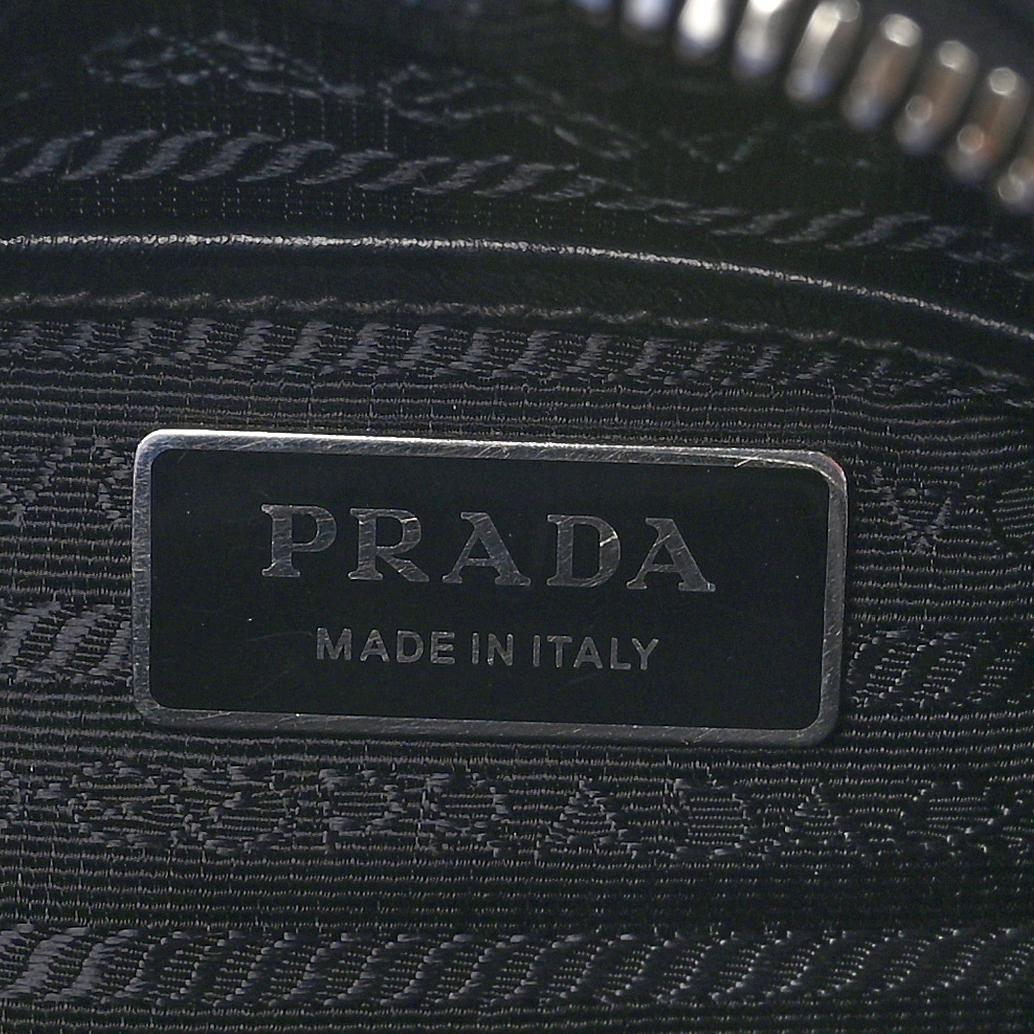 Prada Nylon Soft Calfskin Bowling Crossbody Bag Black 6 of 9